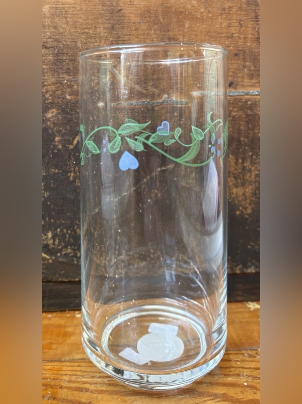 Corelle Country Cottage glass tumblers 16 oz set/4 - Picture 2 of 3